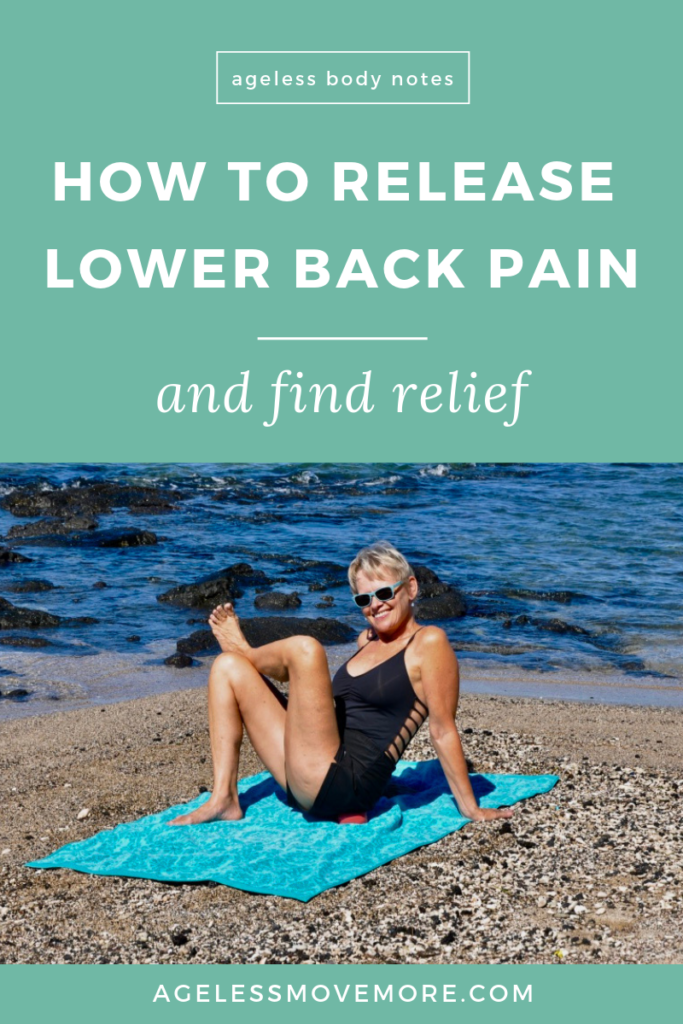 Ever struggled with lower back pain? Michelle from Age Less Move More struggled with pain for 15 years until she finally found the real root of the problem. Click through to the blog to read about movement and practices for lower back pain. . #practiceselflove #aginggracefully #ageisjustanumber